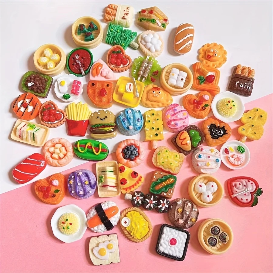 20PCS Carino In Miniatura Simulazione Mini Modello di Cibo Per Action Figure Bambole In Resina Casa Accessori 1/12 FAI DA TE Playtend Gioca Giocattoli