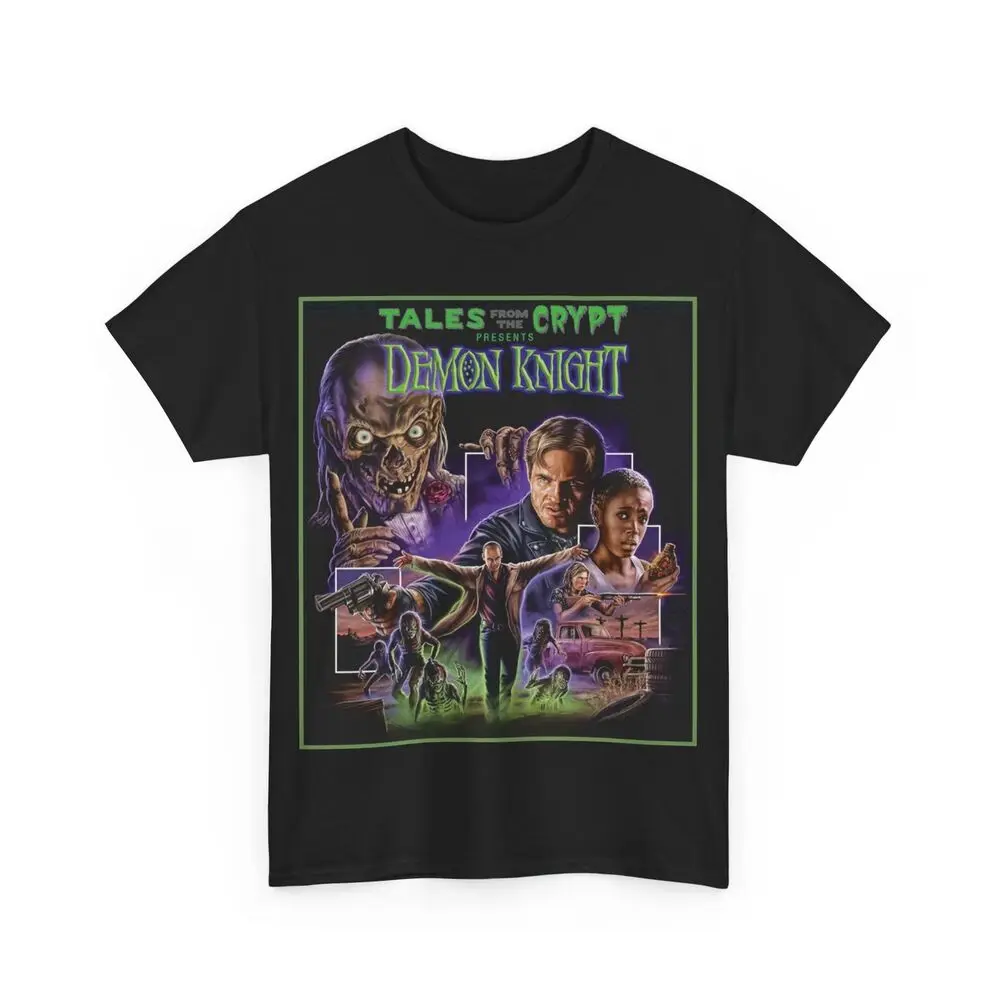 Tales From The Crypt Demon Knight Fitted T shirt Unisex Heavy Cotton Tee