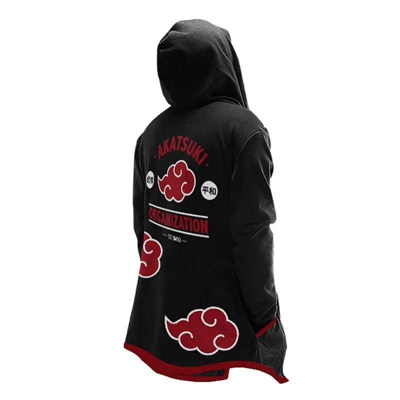 Veste de Cosplay Namikaze Minato pour Homme et Femme, Robe Tralike Akatsuki Everak, Costume d'Halloween et de Carnaval, Manteau Cape Crocheté