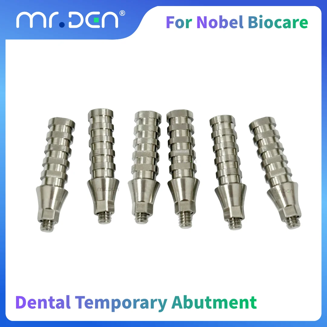 

10Pcs Dental Implant Accessories Torx Temporary Click Abutment For Nobel Biocare NP RP Clinic & Laboratory Training Equipment