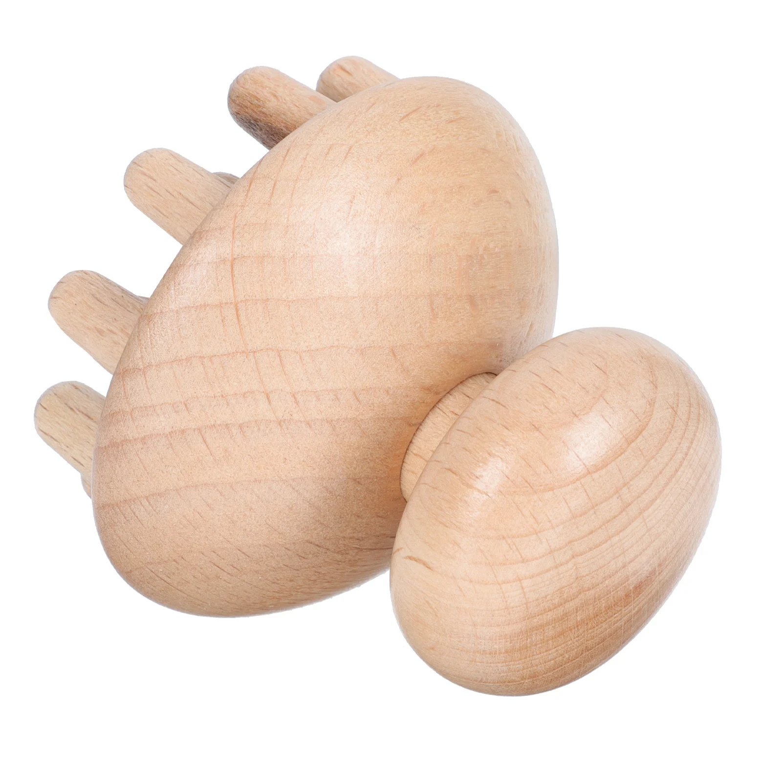 

1Pcs Hand-Carved Beech Massage Comb Smooth Teeth Scalp Massager Acupoint Tool Home Travel Head Massager Massage Comb