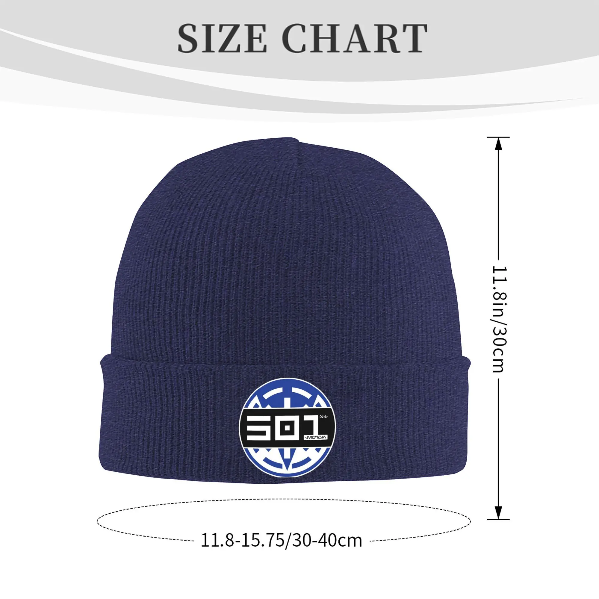 501a Legione Logo Cappello lavorato a maglia Beanie Autunno Inverno Cappello Caldo colore acrilico Clone Trooper Wars Caps Uomo Donna Regali