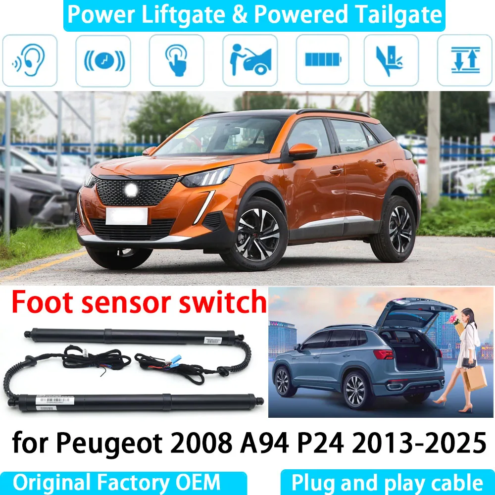 

for Peugeot 2008 A94 P24 2013-2025 Automatic Electric Power Liftgate Powered Tailgate Strut Tail Gate Lift System