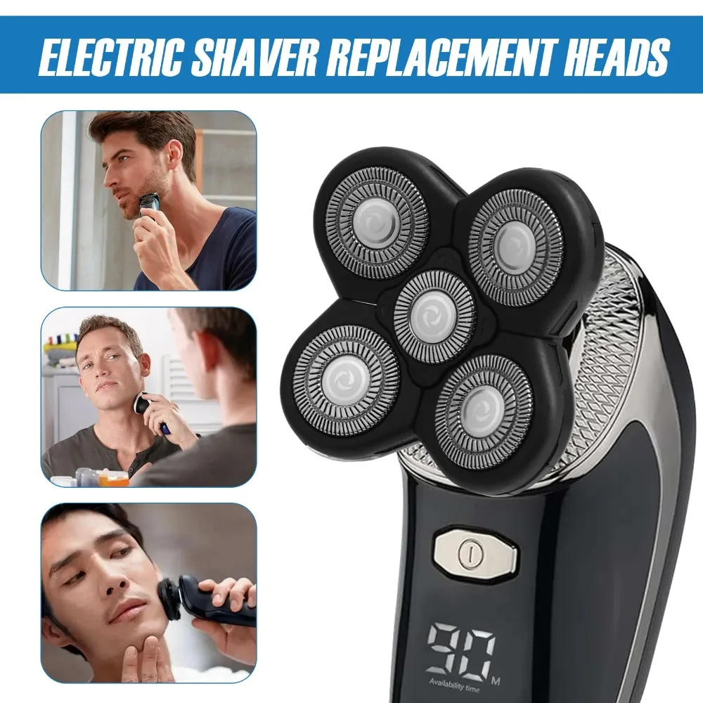 جديد جيد ماكينة حلاقة كهربائية رئيس 5/6/7/8 استبدال القاطع شفرة رئيس الكهربائية مقص الشعر مقاوم للماء الحلاقة للرجال ماكينة حلاقة