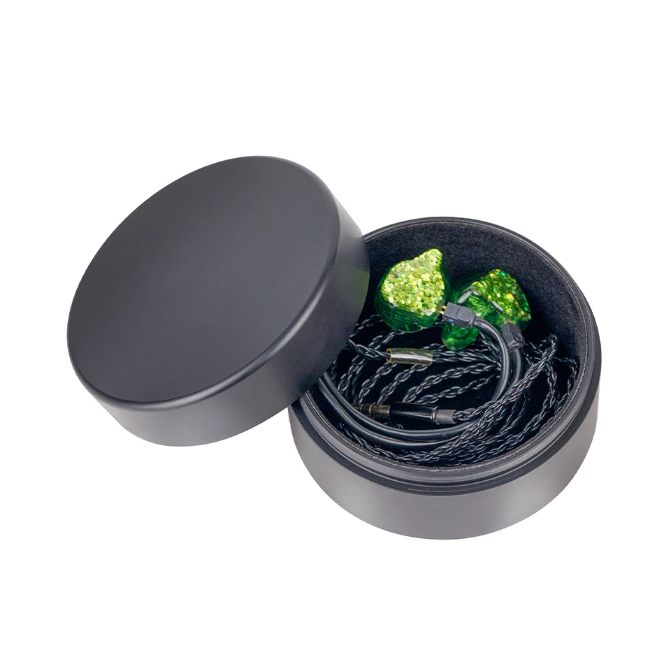 Soundlink Neue wasserdichte Kopfhörerhülle aus Aluminiumlegierung, In-Ear-Monitor-Aufbewahrungsbox mit Samtfutter – Detail 1