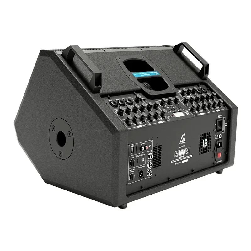 Standard Factory Outdoor Roadshow Audio Video Line Array Speakers Active Music with Metal Shell