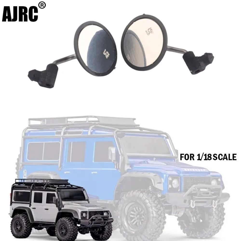 1/18 Simulated Circular Rearview Mirror/reversing Mirror For Traxxas Trx4m Defender D110 Rc Car Upgrade Accessories