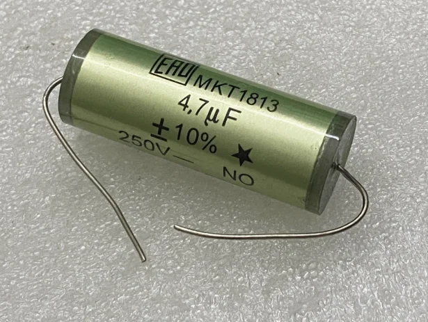 

4pcs/lot Original German ERO 1813 4.7UF 475J 250V 15x40mm lead wire pure copper audio capacitor free shipping