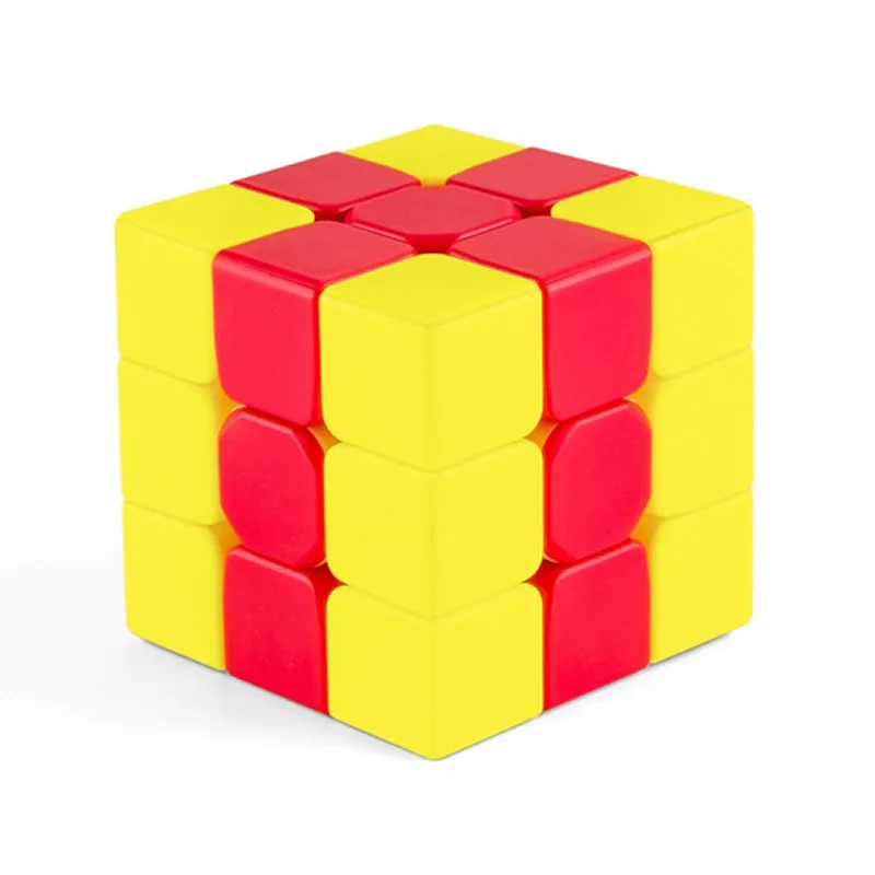 FanXin Enlightenment 3x3x3 Magic Cube Unicorn/Chips/Red Hat Speed Puzzle Kindergarten Elementary Education Toys For Children