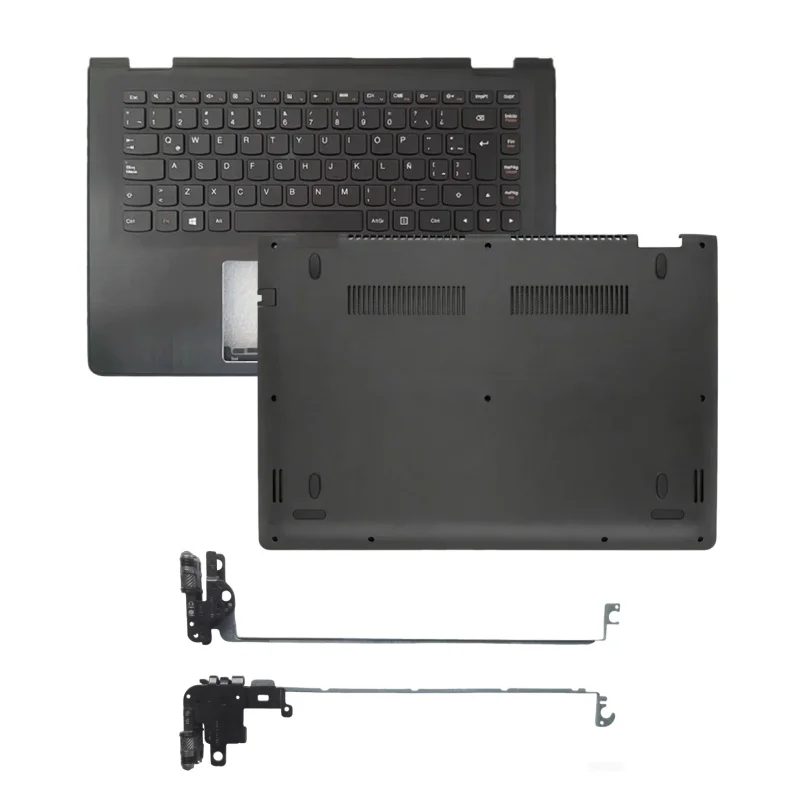T New for Lenovo Yoga 500-14 500-14IBD Flex 3 14 Flex 3-1470 1435 1475 Laptop Palmrest Upper Cover with keyboard Bottom Case