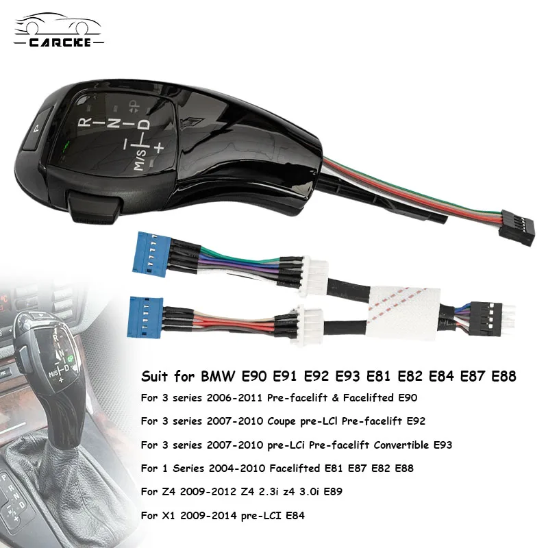 

Gear Shift Knob Shifter Lever Retrofit Kit Car Accessories For BMW E90 E91/92/93/81/82/E84/87/88 E46 E60/61 E39 E38/53 Z4 X1