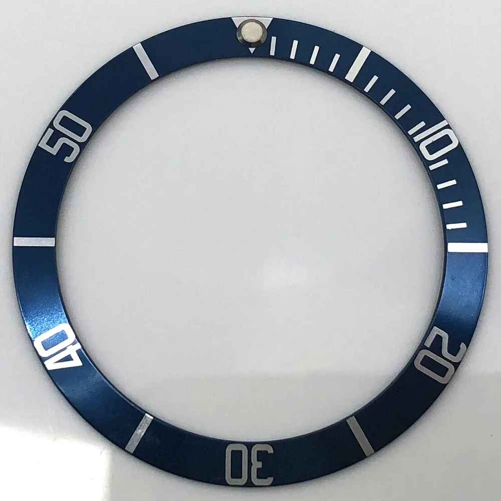 Outer Diameter 39.5mm Aluminum Bezel Watch Parts Fit 41mm Automatic Mechanical Case Red Blue Green Black Brown
