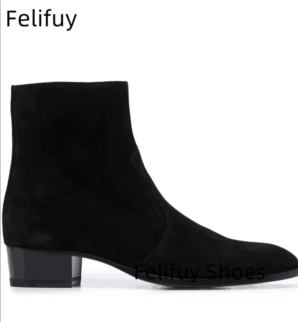 جلد طبيعي بني عالي الجودة أحذية الشتاء أحذية العمل غير الرسمية في الهواء الطلق كعب منخفض أحذية رجالي ريترو البقرة المدبوغ أحذية للرجال