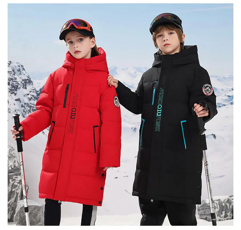 

New Arrivals 2025 Winter Kids Children Down Jacket Waterproof Thick Warm Teenage Jacket Kids Boy 10 year Parka Outerwear Coat