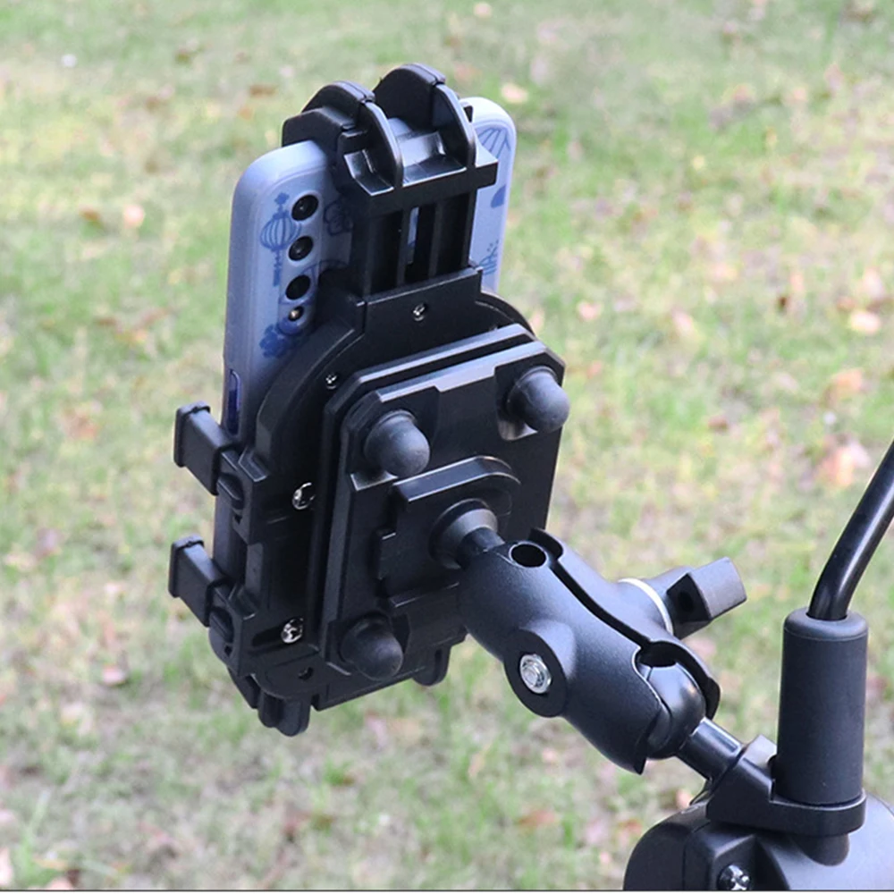 Upgrade Phone Holder Motorcycle 360° Adjustable Stand Shockproof For Honda Grom 125 MSX125 Scrambler Concept SP MSX Grom125 - view 2