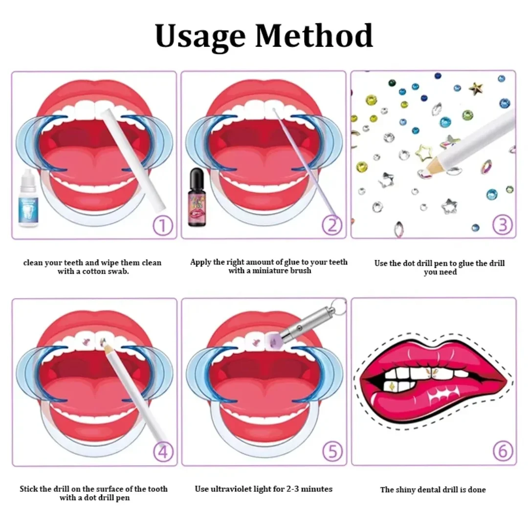 1pc Dental Decoration Glue No Damaging Tooth Gem Adhesive Tooth Jewel Glue for Dental Crystal Oral Use Jewelry Fixing Adhesive image 6
