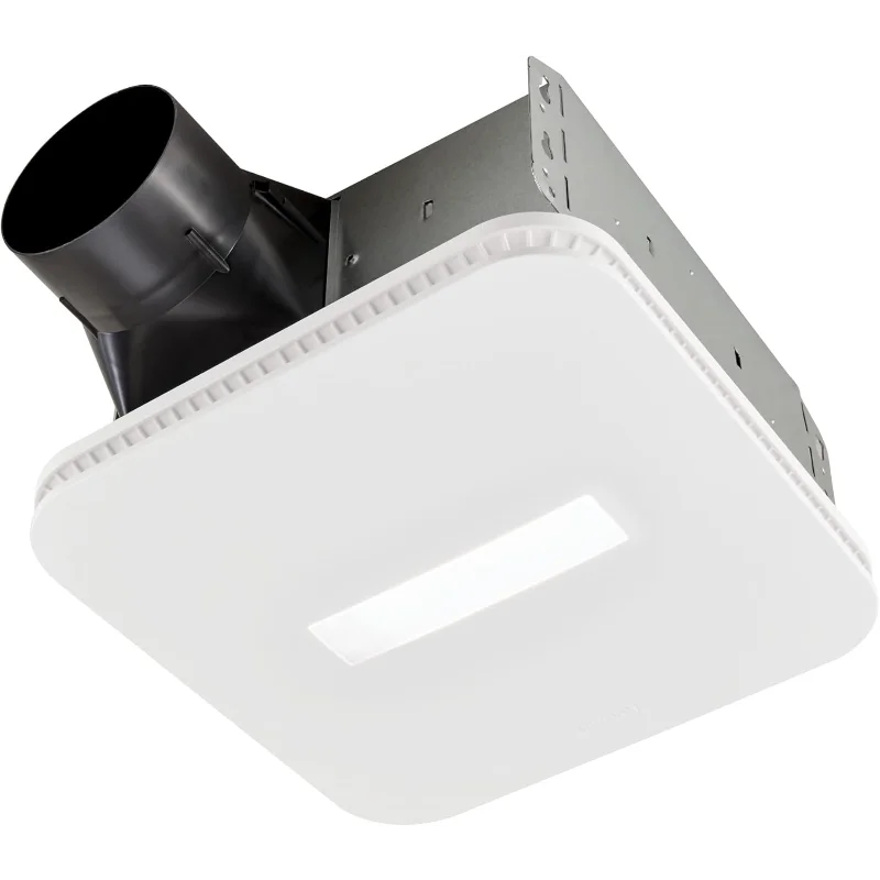 

Broan-NuTone, ванна 110-CFM AER110CCTK CleanCover для ванны, 1,0 тона, со светодиодной подсветкой CCT на выбор, вентилятор ENERGY STARBath, белый