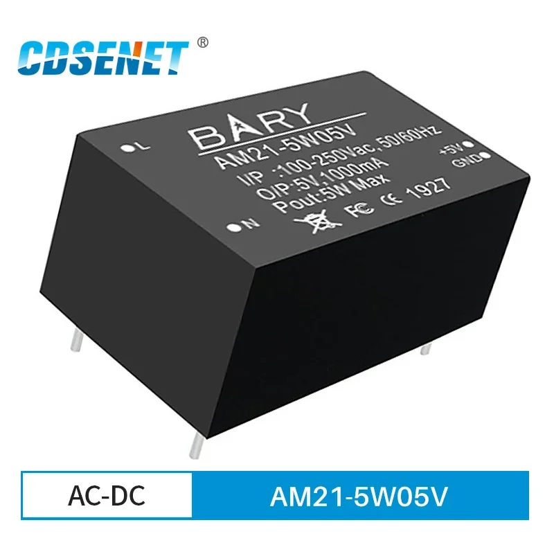 2pcs AC-DC Switching Power Supply 100V 250V To 5/12/24V AM21 CDSENET 5/12/24/36W 1000mA Step-down Voltage Module Isolation