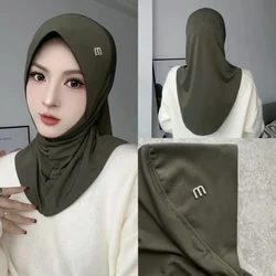 Moslem Women's Girls Hijab Ready Easy to Wear Islamic Headscarf for Women Girls Modesty Cover up