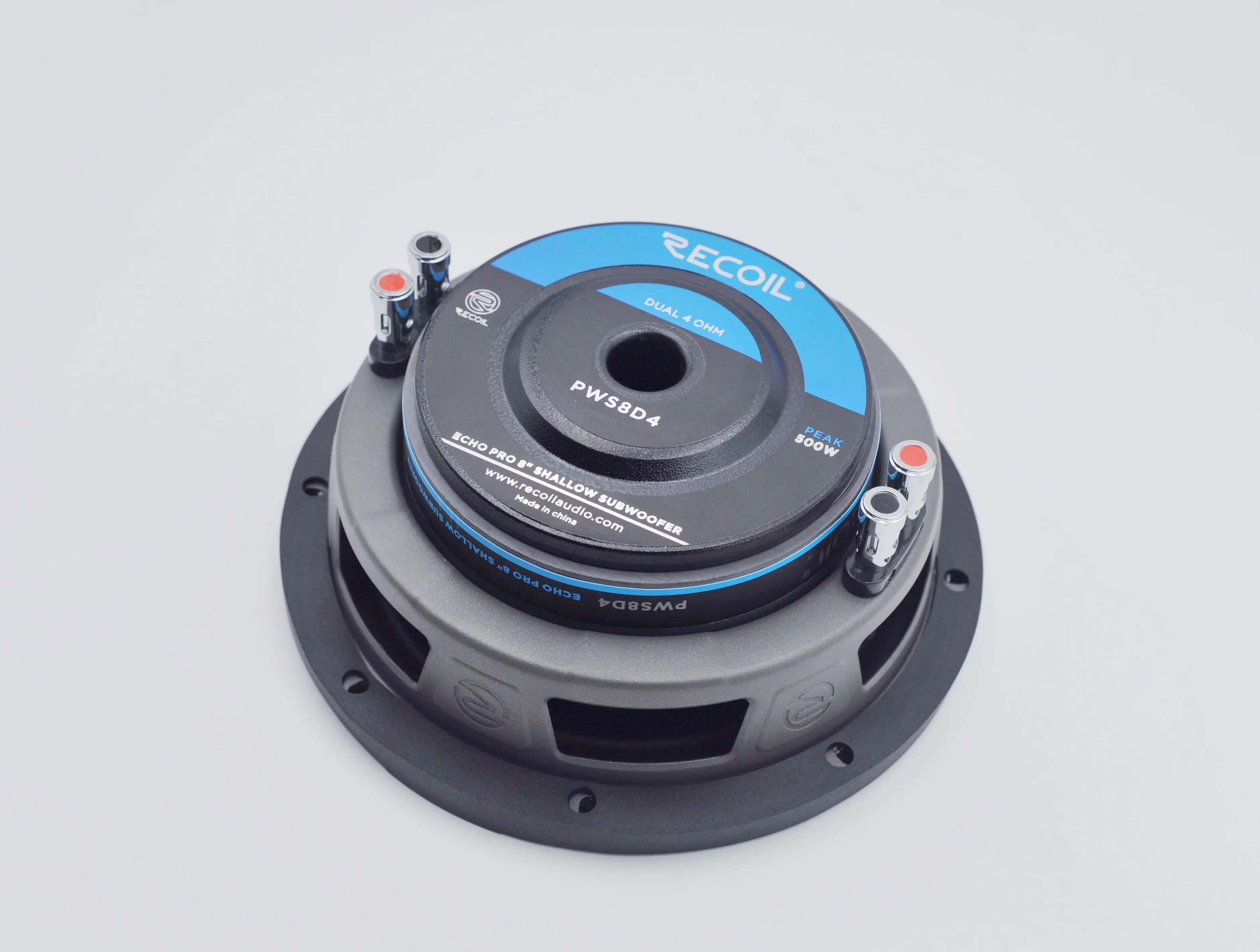 RECOL 500W 8' Dual Voice Coii Shallow Car Woofer 4 Euro 8 Multiple Switching Super Shock Bass Effects Stage DJ Car Stereo view 4