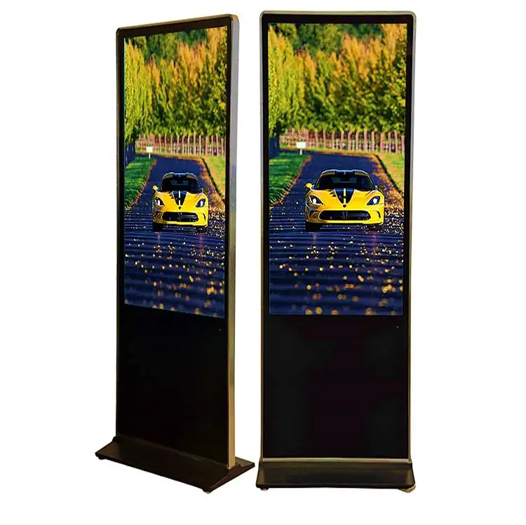 

Android OS built-in wifi module multimedia vertical floor standing video panel smart lcd touch screen advertising display kiosk