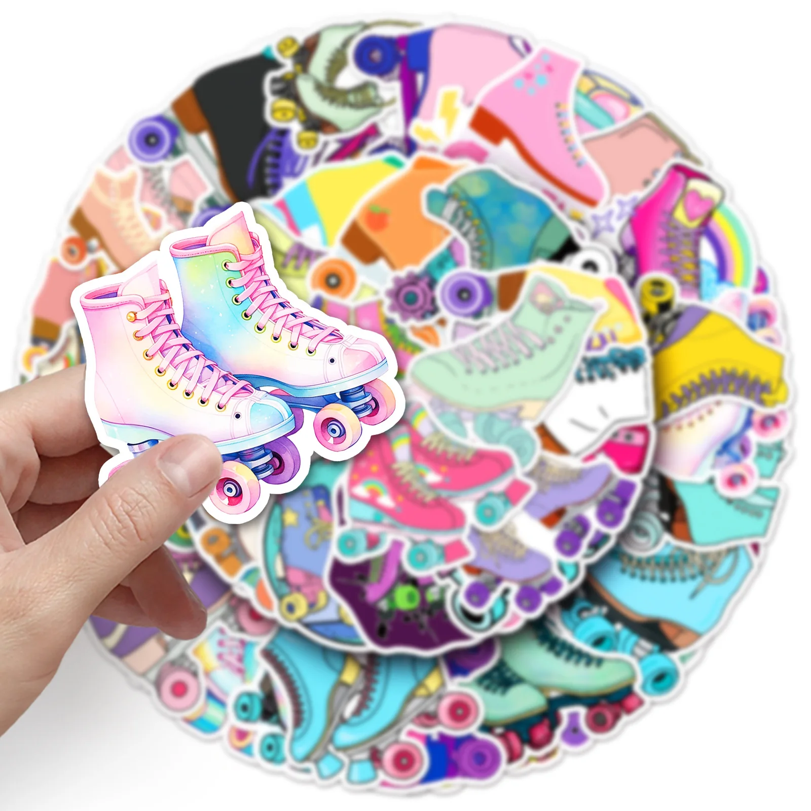 10/50 pezzi adesivi per pattini a rotelle adesivo divertente cartone animato decalcomanie sportive bagagli fai da te laptop telefono auto bici skateboard giocattoli per bambini regali