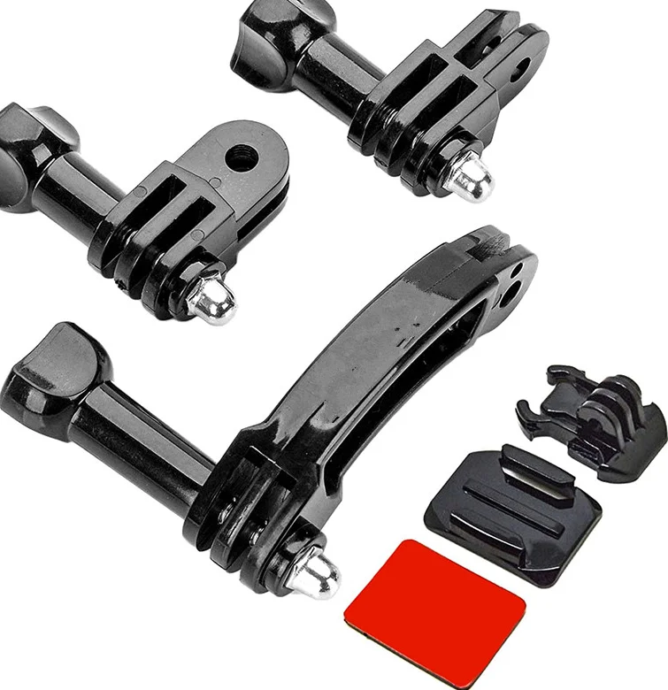 

Rotary Extension Arm Helmet Mount Set for Insta360 X5/X4/X3/X2/X/ONE R/RS/GoPro Hero/DJI ACTION Action Camera Accessories Kit