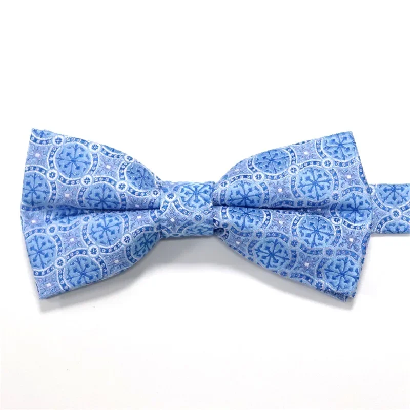 Formal suit collar accessories free breaking flower plaid men's bow tie men wedding groom groomsmen bow tie wholesale