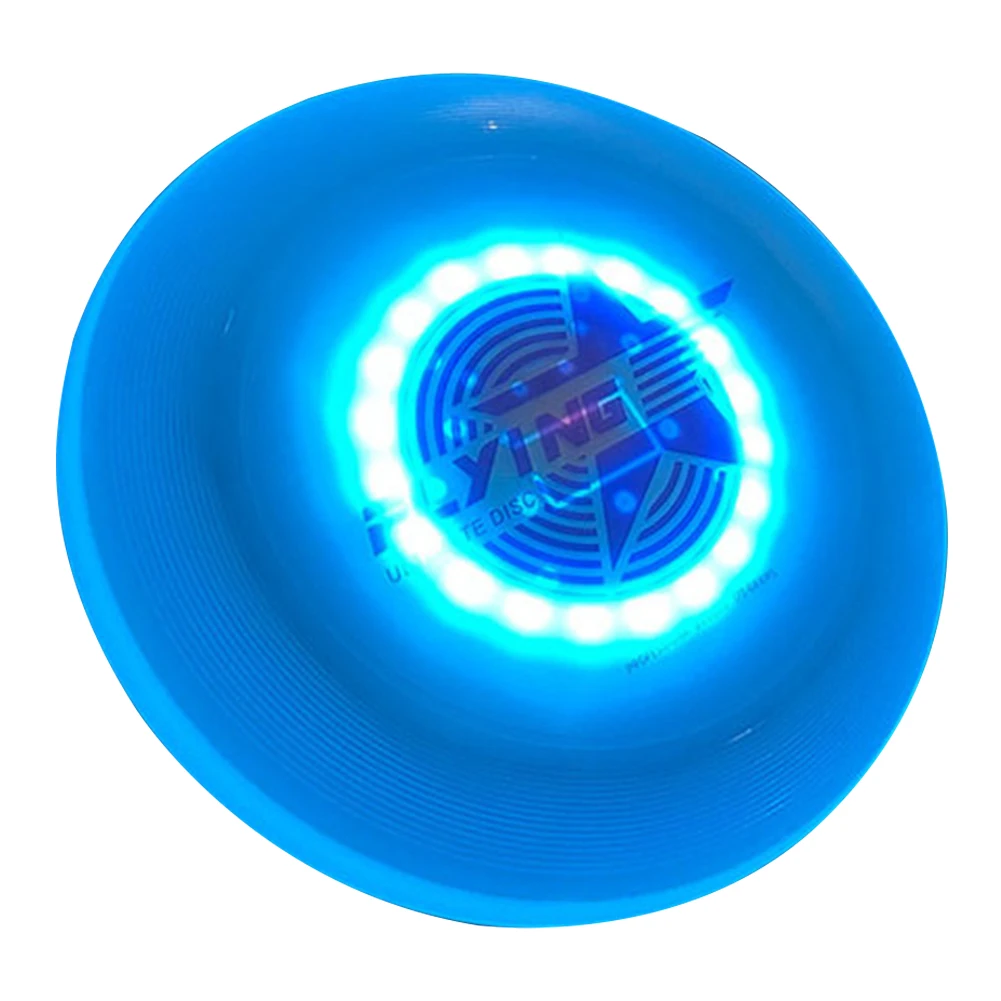 Camping Game Swivel Discs 20LED Professional Ultimate Flying Disc Super Bright Sport Disc 175g for Competitions Team Outdoor Toy