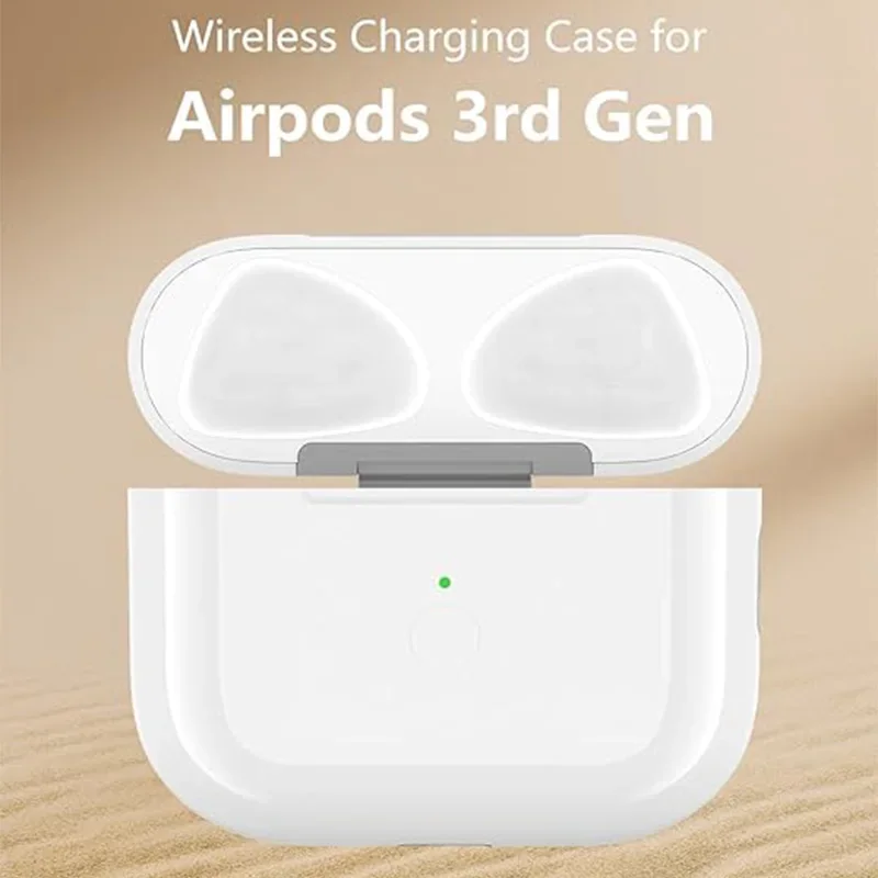 For Airpods 3 Type-C Port Charger Case Replacement Wireless Charging Box Bluetooth Earphone Large 680mAh Battery Air pods