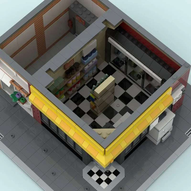 3735 PCS Stad Street View Technologie Vloer MOC Spel Bouwsteen Model Kinderen Montage Diy Educatief Speelgoed Kerstcadeaus