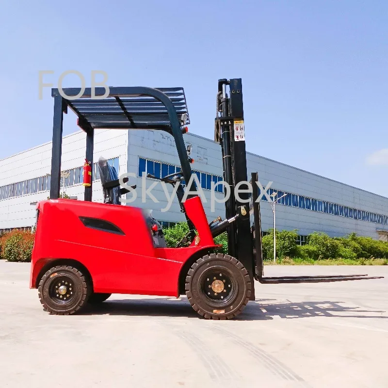 Portable Electric Forklift Truck 1.5T Lift Height Adjustable Lithium Battery CE Cert High  Stability For Warehouse Logistics FOB