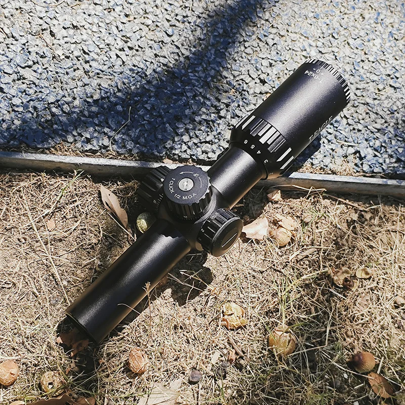 

T-EAGLE NEW Lunetas MR 1-6X24IR Riflescope red green Illuminated LPVO Scope Tactical Optical Sights Airgun Shooting for hunting