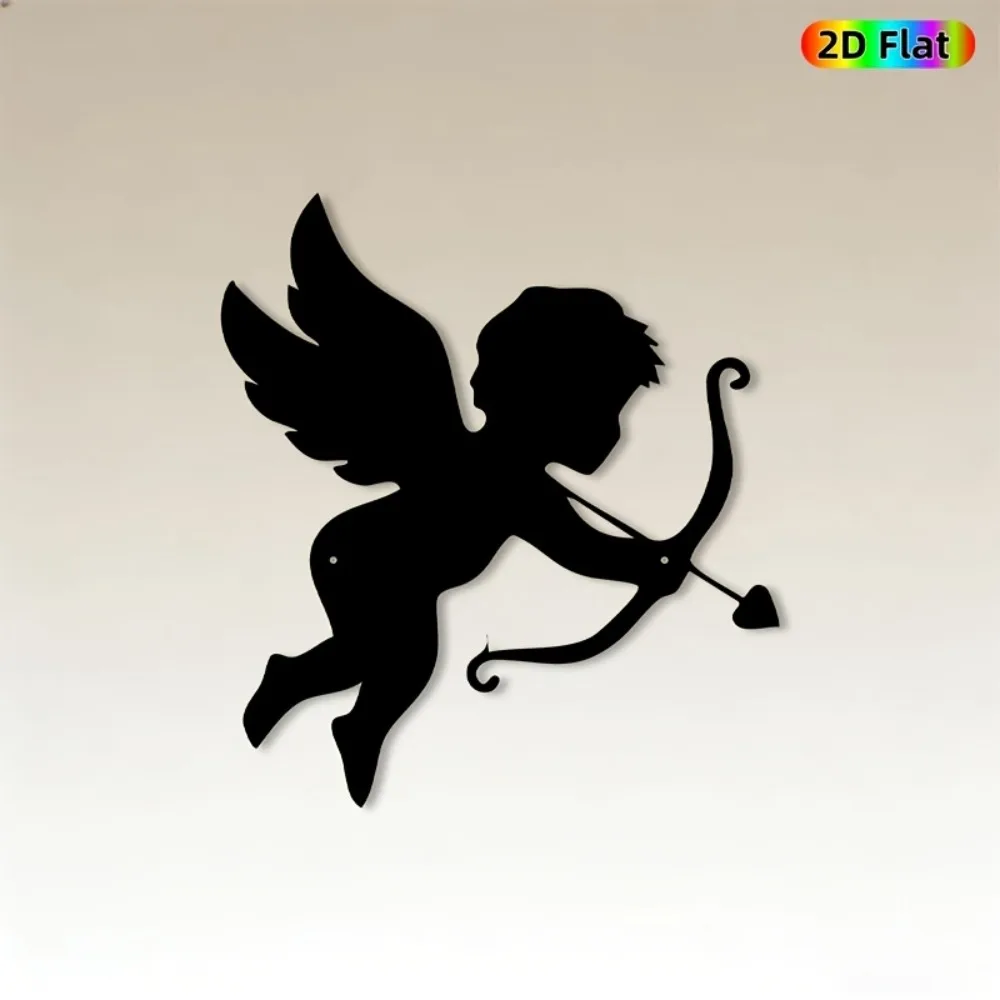 CIFBUY Metal Wall Art Amour Iron Decor Corrosion Resistant 2D Flat Bedroom Fence Home Living Room Wall Hanging Decoration