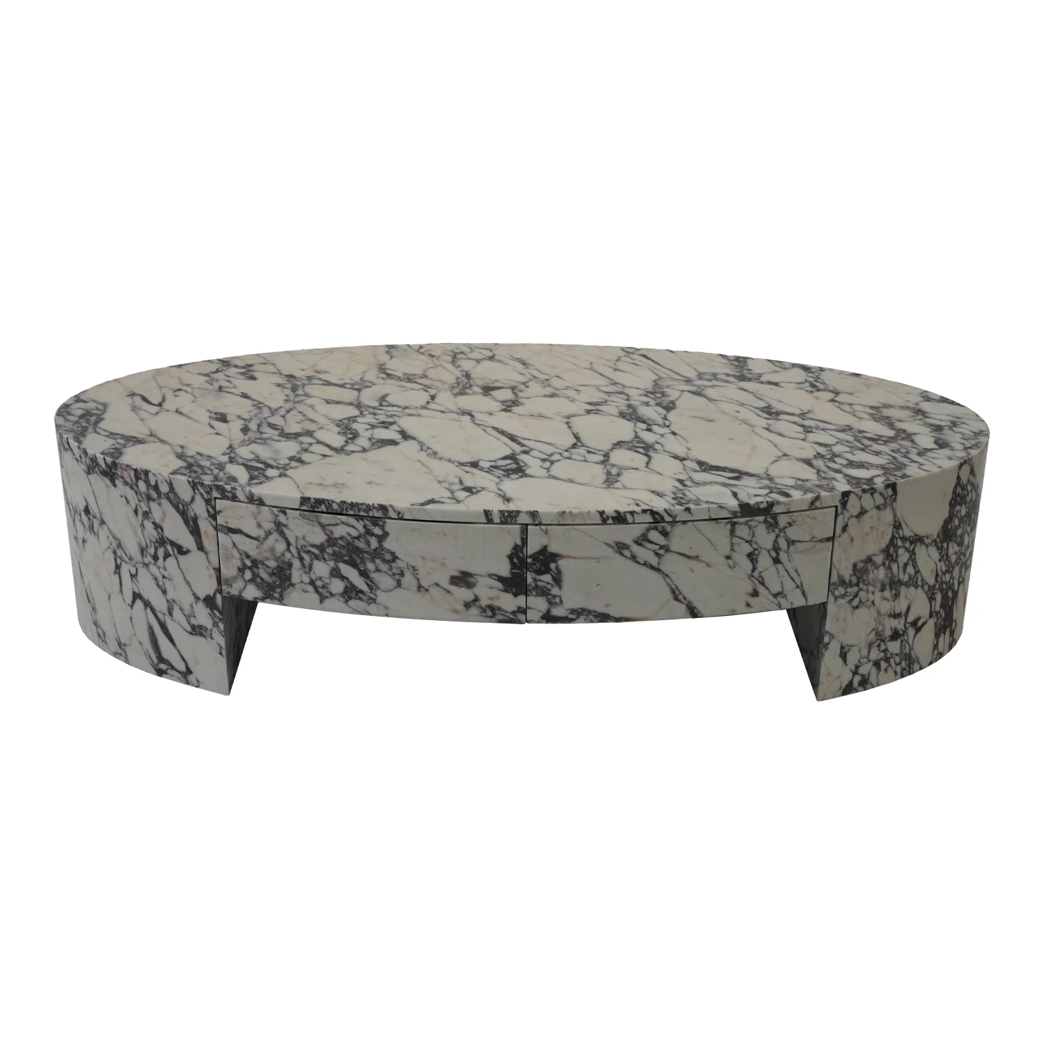 Factory Direct Sales Can Customize Luxury Living Room Round Marble Coffee Table