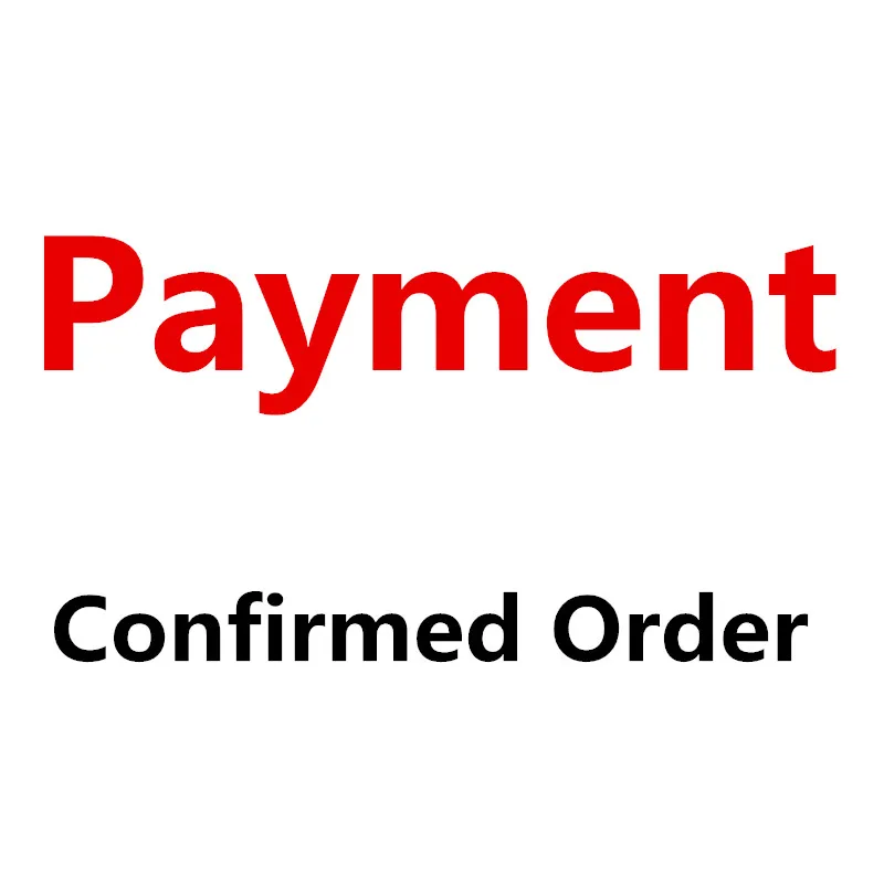 

special listing for payment of confirmed order