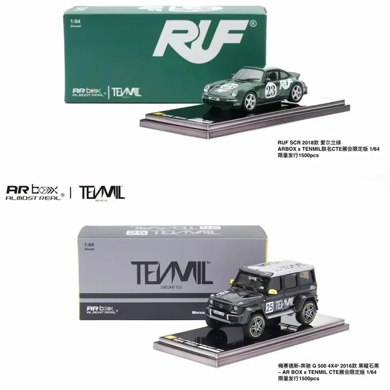 

Almost Real x TENMIL 1:64 Mercedes-Benz G 500 2016 Obsidian Black - AR BOX x TENMIL CTE Show Limited Edition Alloy Car Model