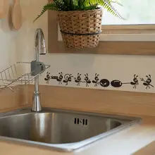Black Cartoon Moving Ant Wall Sticker #6
