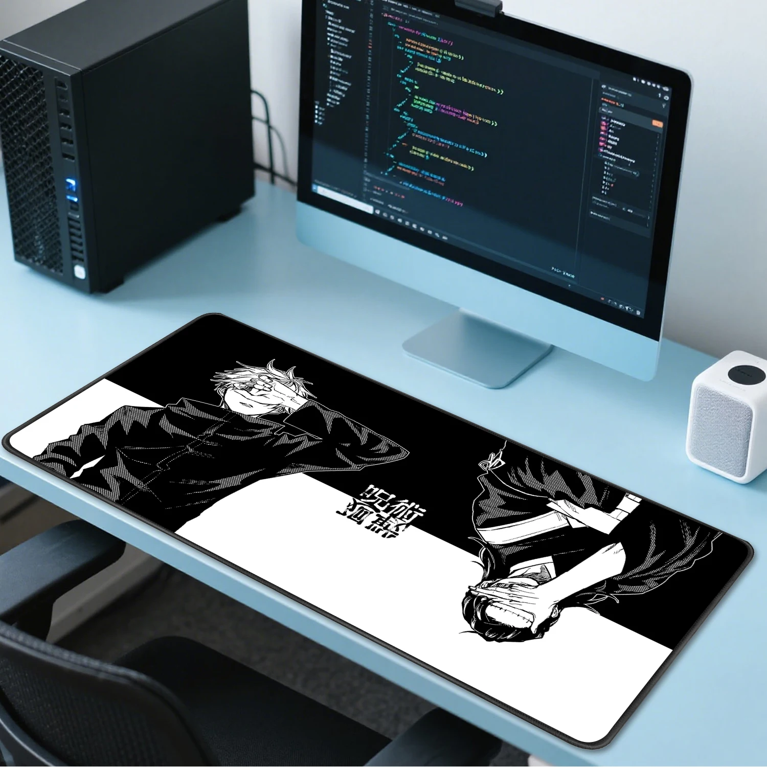 

Gojo Satoru Gaming Mouse Pad Anime Jujutsu Kaisen xxl 40x90cm Large Computer Desk Mat ,Office&Gaming Accessories Mousepad