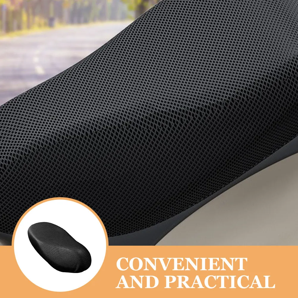 Summer Motorcycle Seat Cover Polyester Protective Mesh Cushion Cover Fit Electric Bikes Motorcycles Mesh Seat Covers