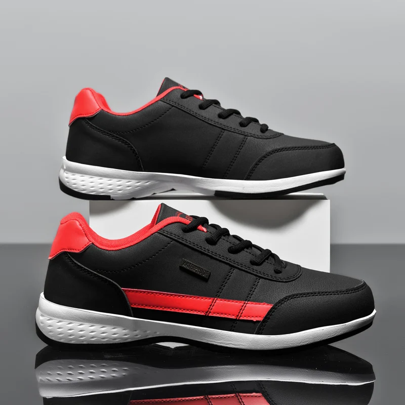 

Men's shoes 2023 new fashion men's sports shoes black leather waterproof walking shoes men's casual shoes suitable for autumn