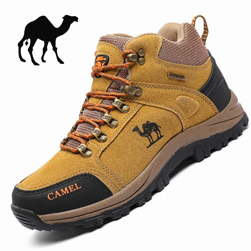 High Quality Camel Hiking boots Men Autumn Winter Sports Shoes Non-Slip Hiking Shoes Men\'s Shoes Outdoor Sports Shoes