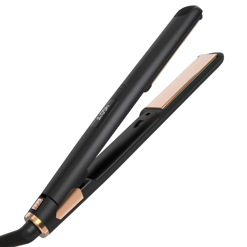 

SMET Double Ceramic Extended Heating Plates Flat Iron 60 Minute Auto Shut-off Hair Straightener for All Hair Types