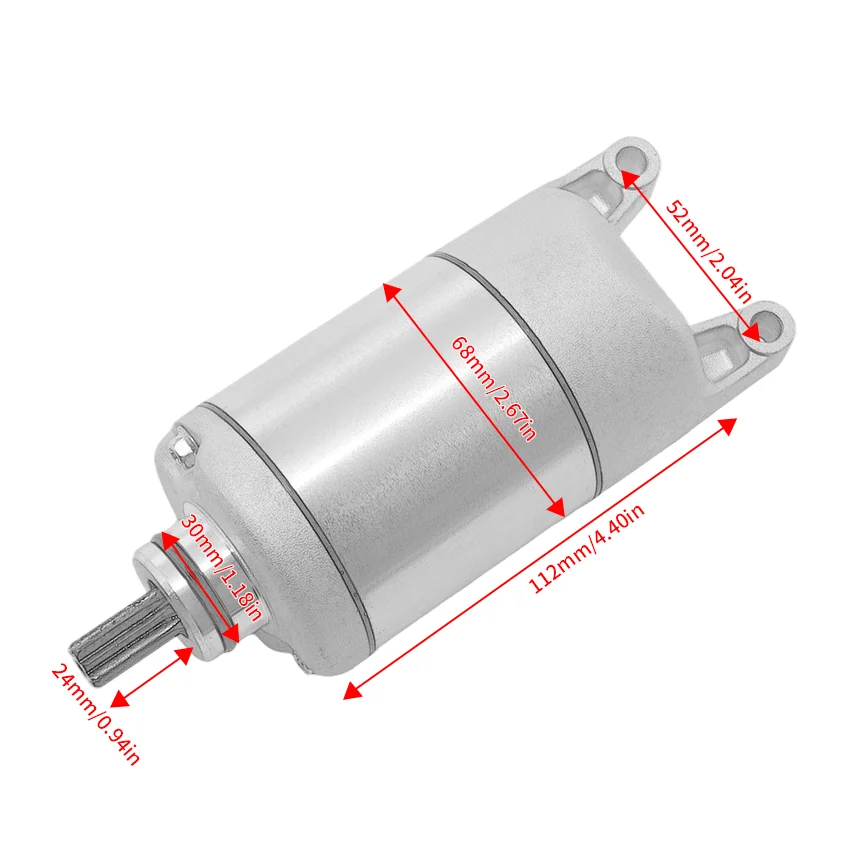 

Motorcycle Electric Starter Motor For Suzuki LTV700 LT-V700F Twin Peaks Kawasaki KVF650 Brute Force 650 4X4i OEM:K2116-31320