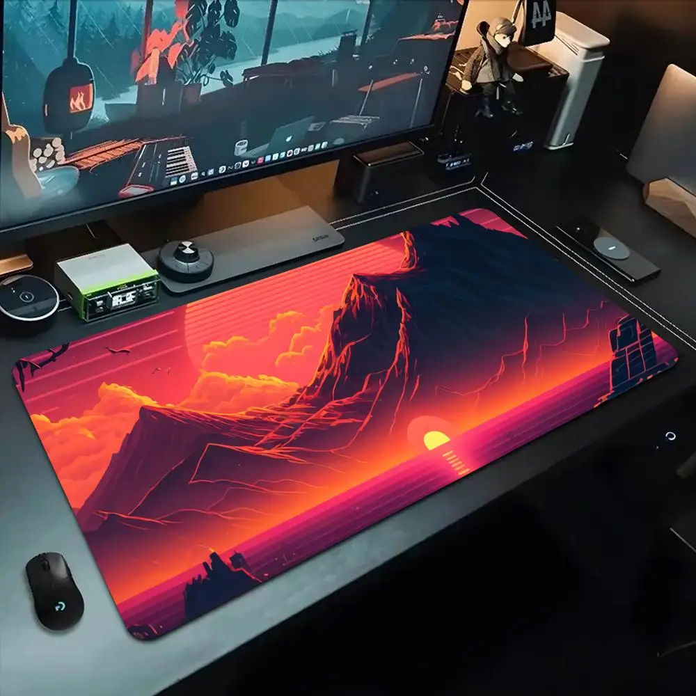

Virtual background Mouse Pad 500X1000 mm Large Gaming Mousepad Gamer XL Rubber Otaku Keyboard Pad Laptop Desk Mat