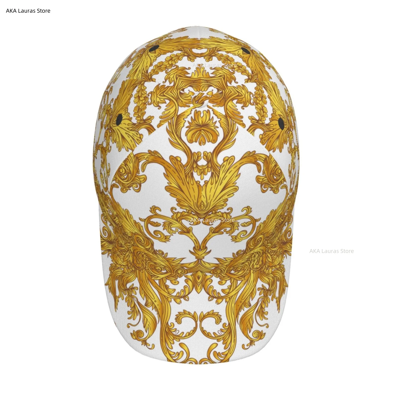 Golden Baroque Outdoor Sport Caps Baseball Hat Men Women Visor Cap Baseball Cap Street Hip Hop Caps golf hat men