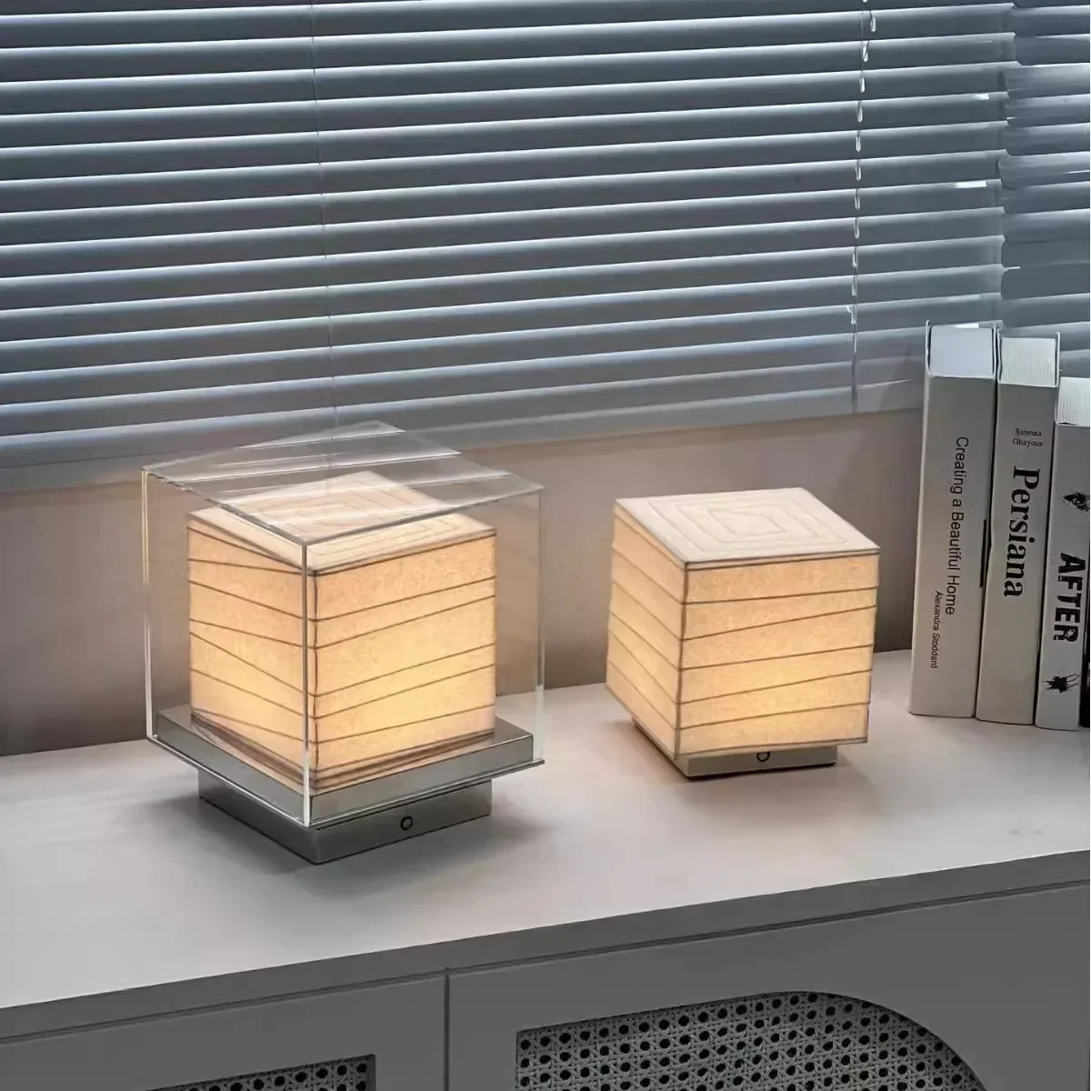 Hotel Bedroom Bedside Table Lamp Modern Simple Wabi Wind Touch Charging Corridor LED Wall