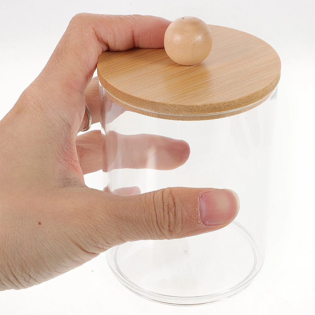 

2pcs Cotton Swabs Storage Box Makeup Organizer for Cotton Pads Powder Eggs Desktop Holder Material Durable Design