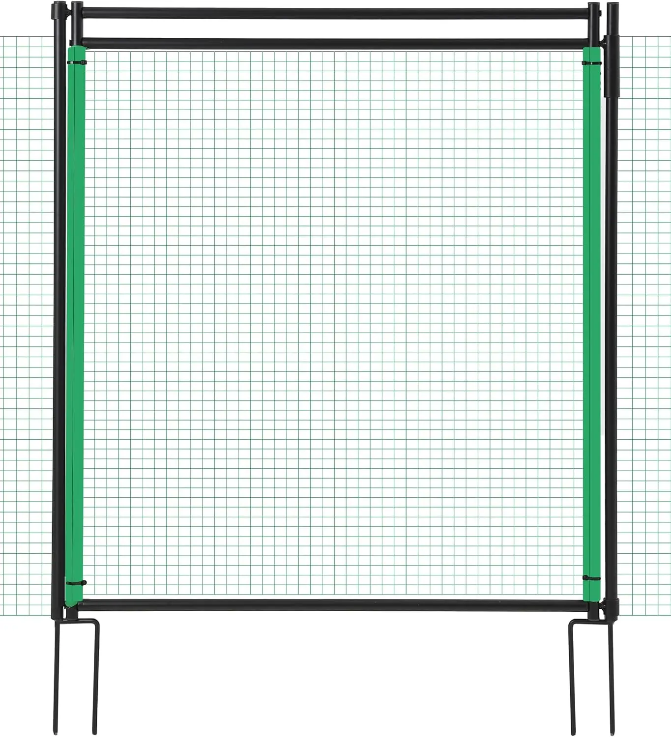 

Временная ограда-ворота высотой 3 фута, садовая сетчатая дверь для защиты животных на улице и создания безопасных границ