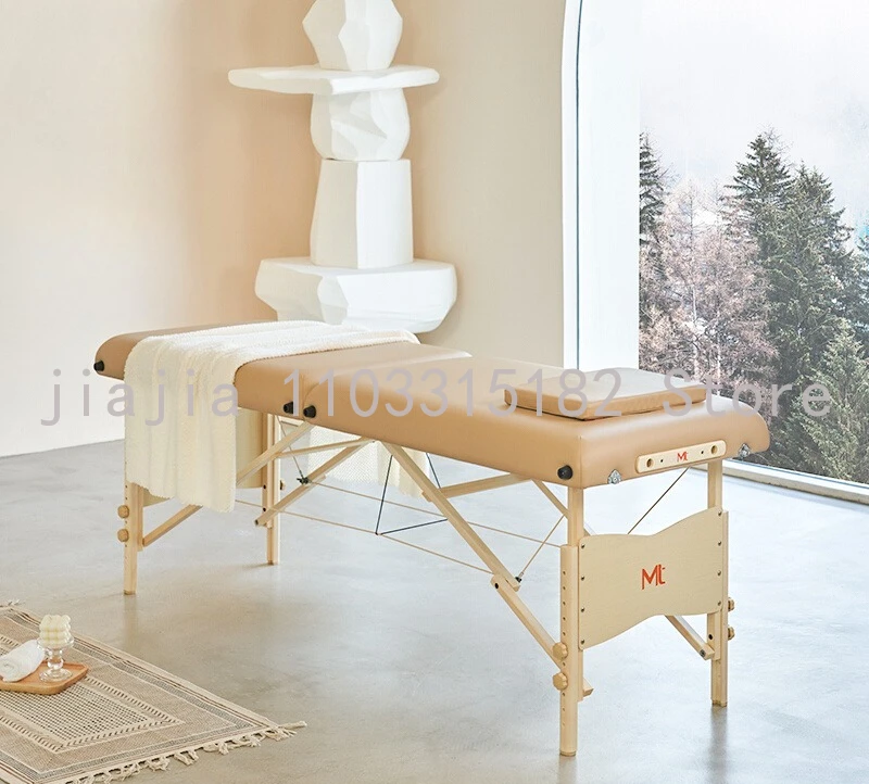 

MTQ5 Home Folding Massage Beauty Bed Portable Massage Therapy Orthopedic Bed Suitable for Gym